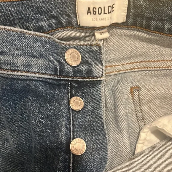 Agolde Nico High Rise Slim in Shoreline, size 31 - Picture 6 of 11